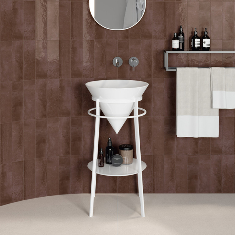Kerama Marazzi Металлическая структура CONO напольная 44, белая матовая