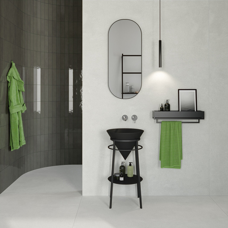 Kerama Marazzi Металлическая структура CONO напольная 44, черная матовая