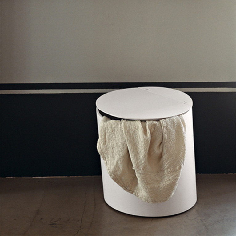 Agape Basket Корзина &oslash;40x48 см, цвет: белый