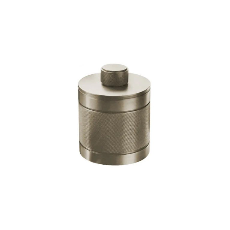 Bertocci Officina 01 Контейнер с крышкой, цвет Brush. Nickel (акция из наличия)