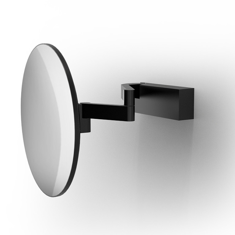 Decor Walther VISION R Unlit 5X Косметическое зеркало - Черный матовый Настенный монтаж &ndash; 5-кратное увеличение