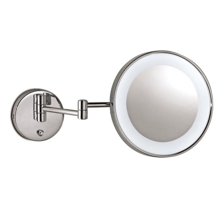 3SC Specchi Ingranditori Косметическое настенное зеркало с LED-подсветкой, 3-х кратное увеличение,  цвет хром