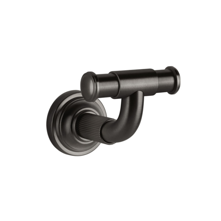 GESSI VENTI20 Крючок двойной, цвет Black Metal Brushed PVD