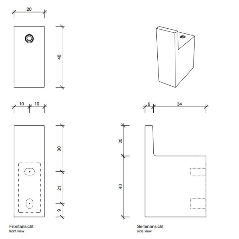 Decor Contract CT HAK2 Крючок , цвет Stainless Steel matt PVD