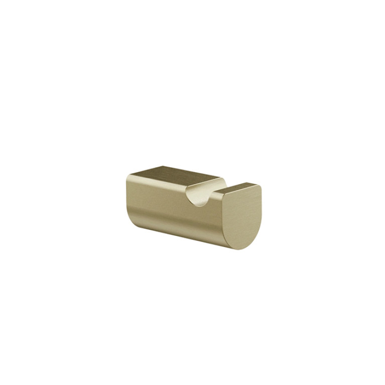 GESSI Rilievo Крючок одинарный, цвет: Brushed Brass PVD