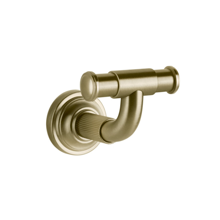 GESSI VENTI20 Крючок двойной, цвет Brushed Brass PVD