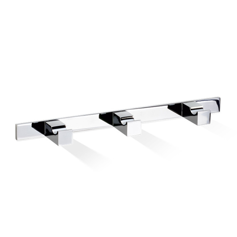 Decor Walther Corner HAK3 Панель с 3 крючками 18x4см, цвет: хром