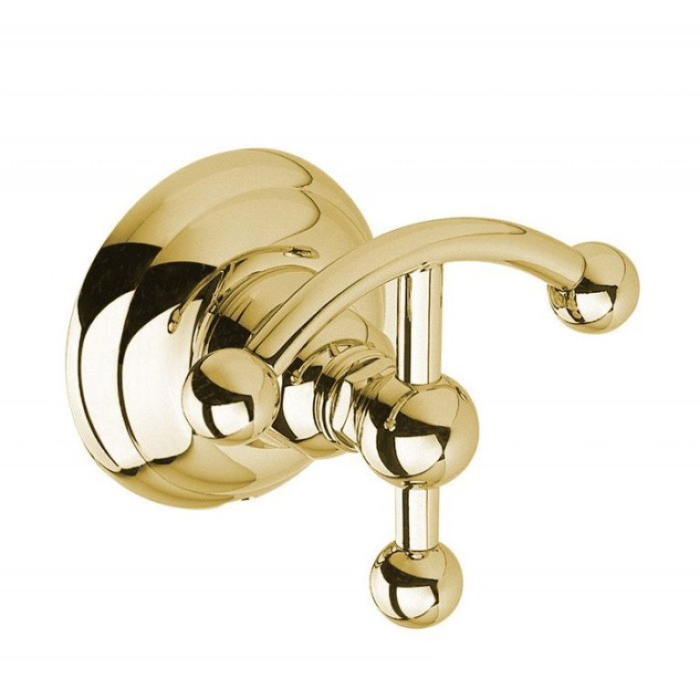 Nicolazzi Classica Крючок двойной, цвет Gold Brass