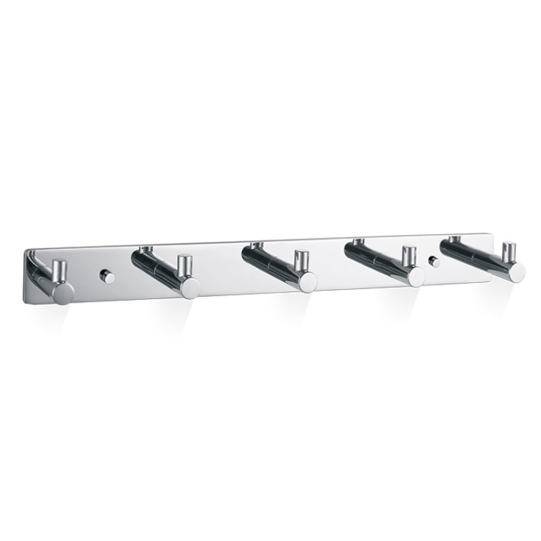 Decor Walther Basic HAK5 Панель с 5 крючками 30x4см, цвет: хром