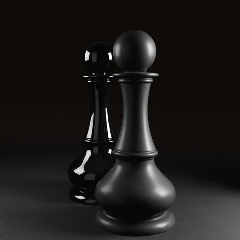 Kerasan Artwork Cтатуэтка декоративная Pedone, цвет черный глянцевый (4125K1bi/cr*1