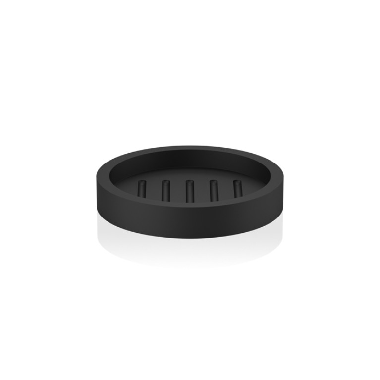Decor Walther Black Stone SA Мыльница настольная, цвет: черный матовый