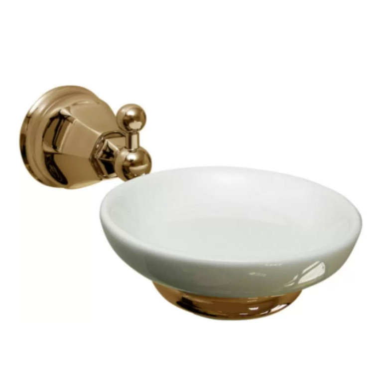 Nicolazzi Teide Мыльница подвесная, цвет: Bronze Plated/белый