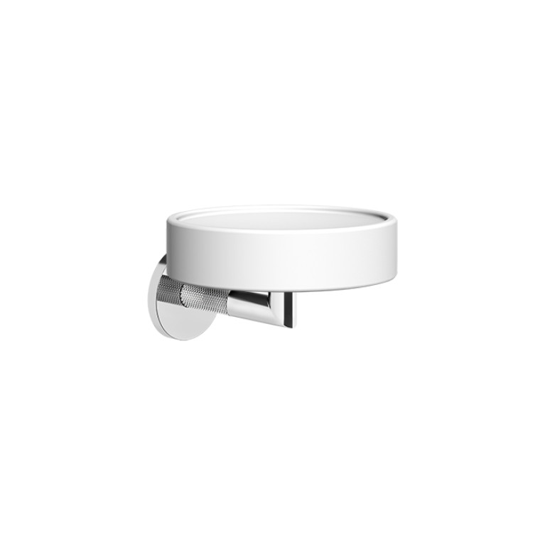 Gessi Anello Мыльница настенная белая, цвет: хром