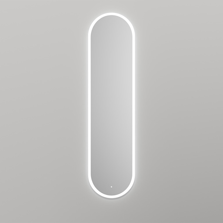 SALINI Зеркало для ванны ARMONIA  450&times;1785х25мм., фоновая и фронтальная подсветка 3в1 , сенсор движения включения подсветки , крепления, без подогрева