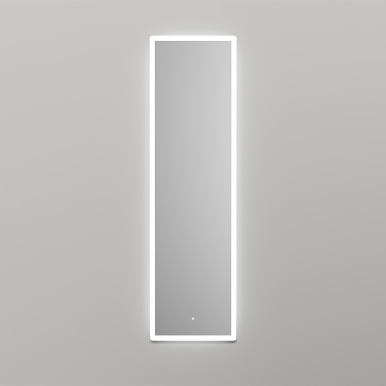 SALINI Зеркало для ванны ARMONIA  450&times;1585х25мм., фоновая и фронтальная подсветка 3в1 , сенсор движения включения подсветки , крепления, без подогрева