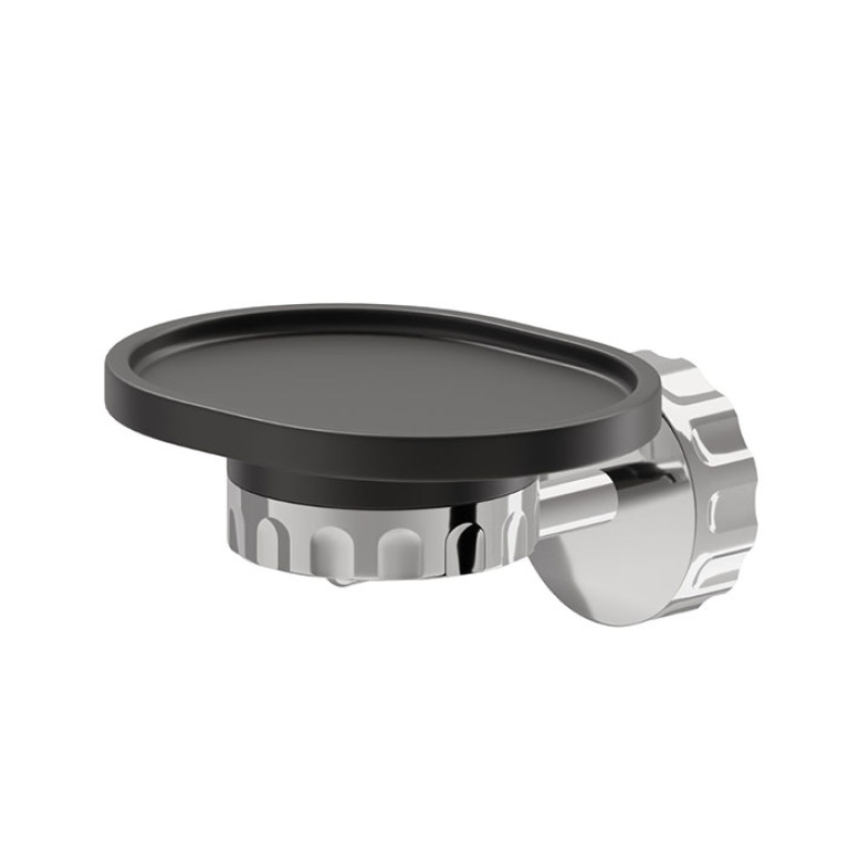 Newform Ionika accessori Мыльница подвесная , цвет: black resin chrome