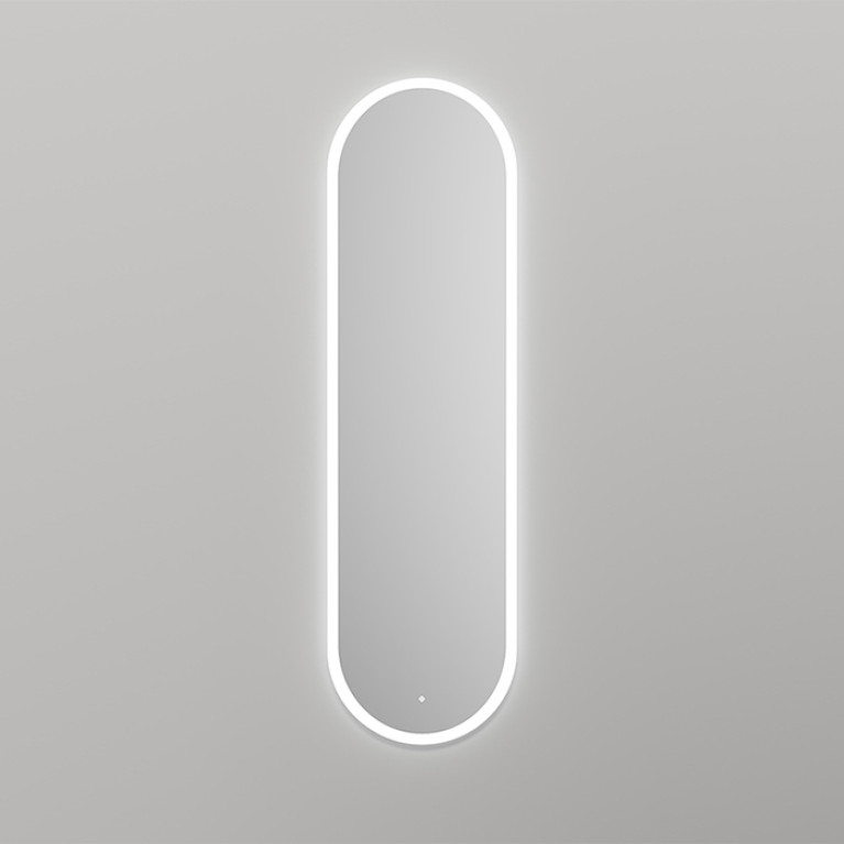 SALINI Зеркало для ванны ARMONIA  450&times;1585х25мм., фоновая и фронтальная подсветка 3в1 , сенсор движения включения подсветки , крепления, без подогрева