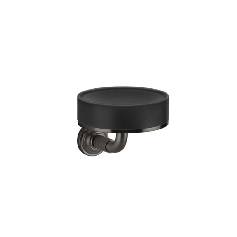 GESSI VENTI20 Мыльница подвесная, цвет черный, фурнитура Black Metal Brushed PVD