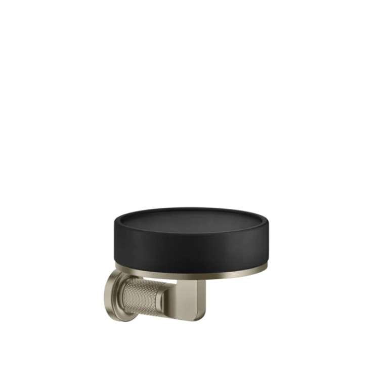 GESSI INCISO Мыльница настенная, цвет: черный/finox