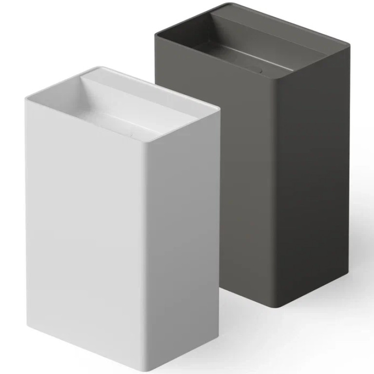 DEA DESIGN Washbasins Раковина напольная 60x42xh90 см, материал: Solid Surface искуственный камень, цвет: White №18
