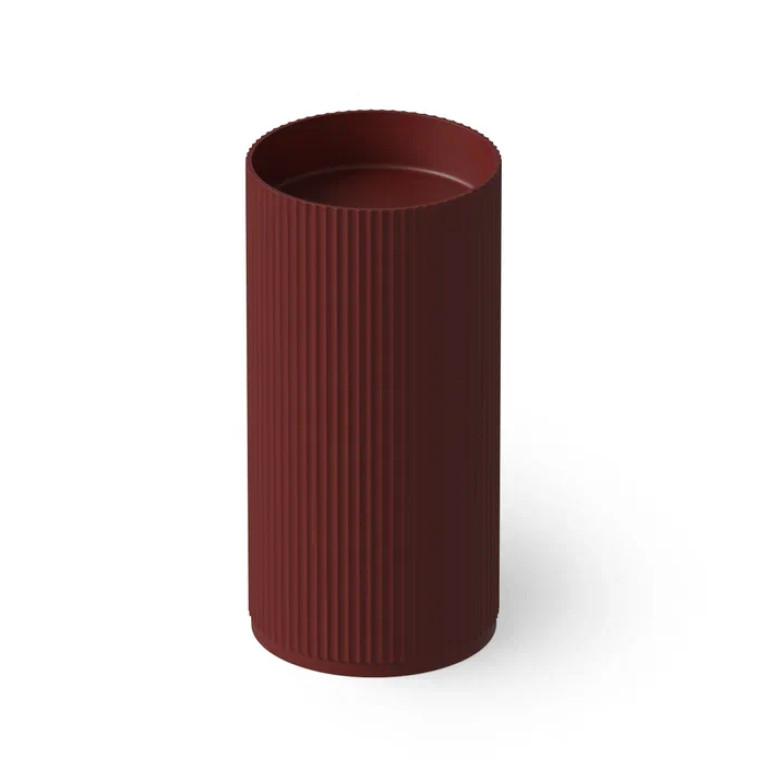 DEA DESIGN Pedestal Basin Раковина напольная d450хh900 мм, цвет red wine