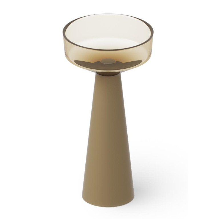 DEA DESIGN Раковина напольная d425хh850 мм, цвет classic green