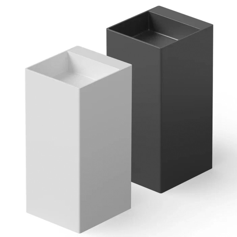 DEA DESIGN Washbasins Раковина напольная 42x45xh90 см, материал: Solid Surface искуственный камень, цвет: White №18