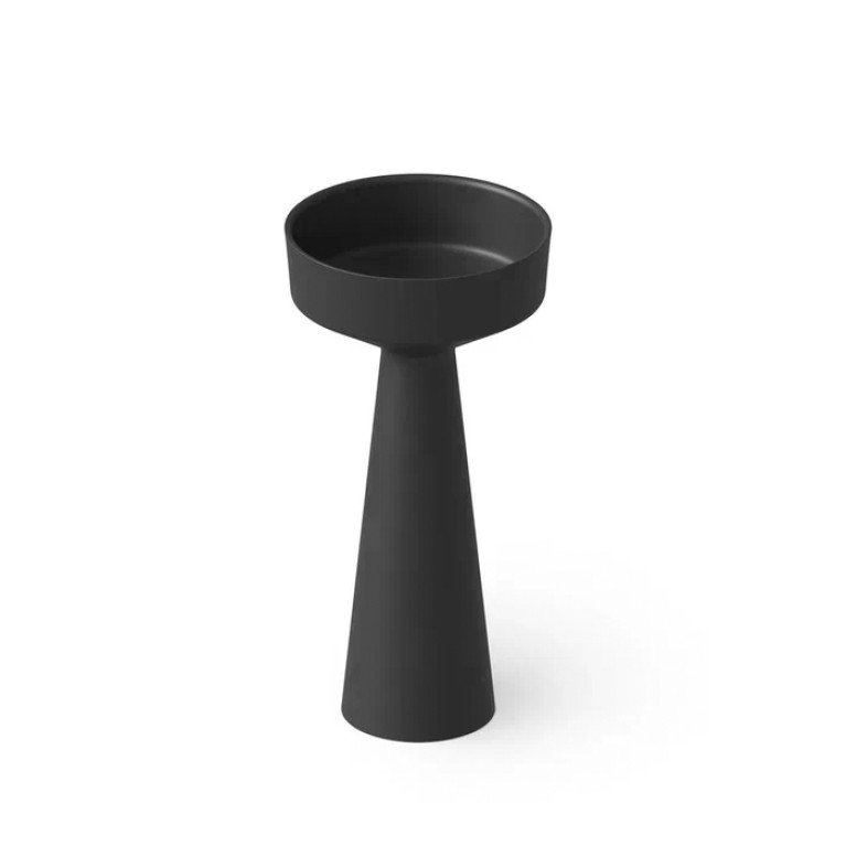 DEA DESIGN Washbasins Раковина напольная 42,5x42,5xh85 см, материал: Solid Surface искуственный камень, цвет: Black №16