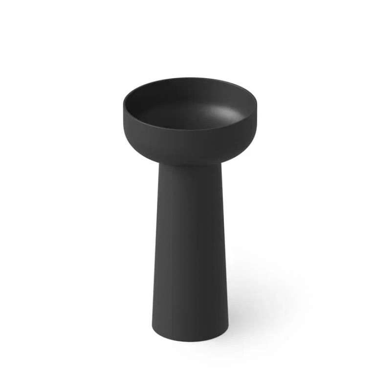 DEA DESIGN Washbasins Раковина напольная 48x48xh88 см, материал: Solid Surface искуственный камень, цвет: Black №16