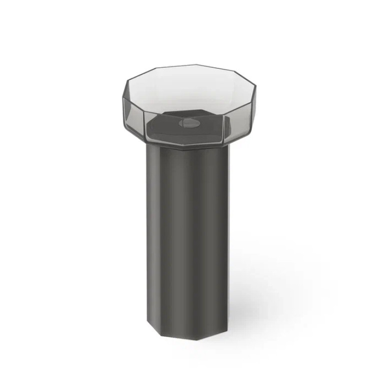 DEA DESIGN Pedestal Basin Раковина напольная 480х456хh900 мм, слив в пол, цвет smoky black