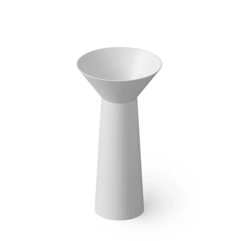 DEA DESIGN Washbasins Раковина напольная 48x48xh90 см, материал: Solid Surface искуственный камень, цвет: White №18