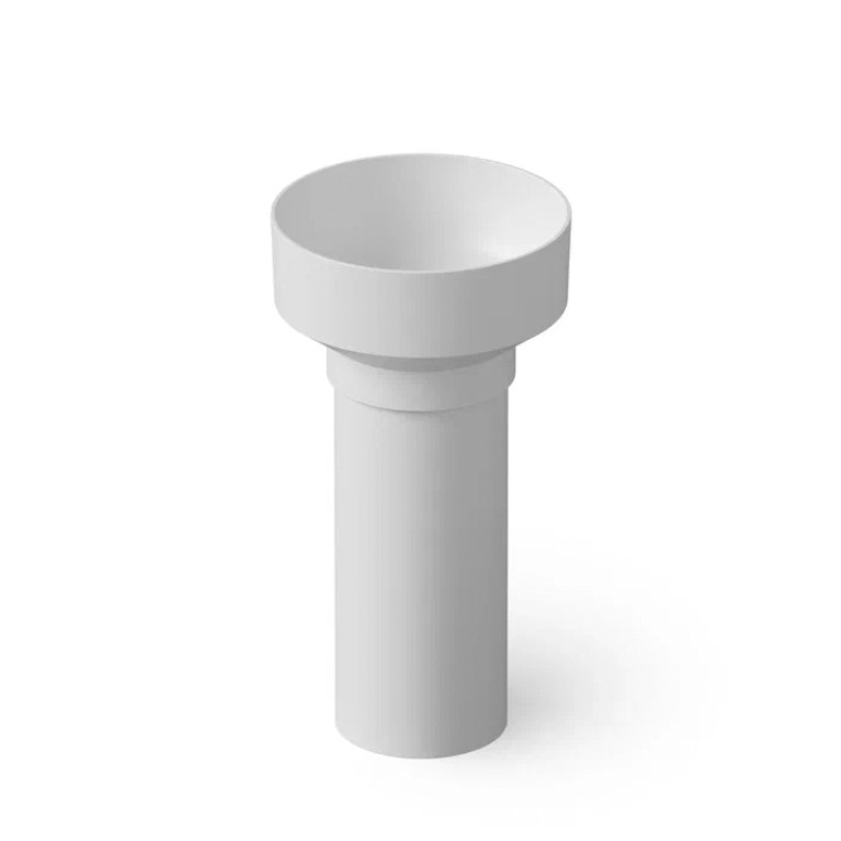 DEA DESIGN Washbasins Раковина напольная 48x48xh90 см, материал: Solid Surface искуственный камень, цвет: White №18