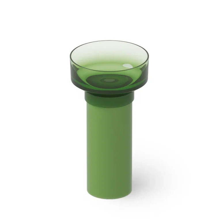 DEA DESIGN Washbasins Раковина напольная 48x48xh90 см, материал: Glasstech прозрачная смола, цвет: Emerald R3