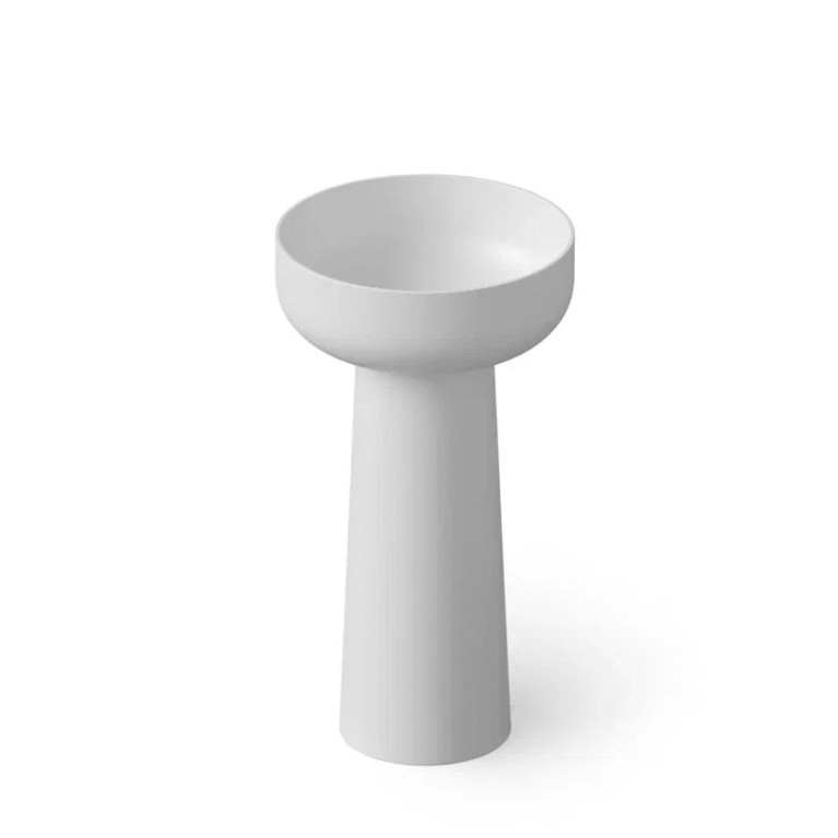 DEA DESIGN Washbasins Раковина напольная 48x48xh88 см, материал: Solid Surface искуственный камень, цвет: White №18