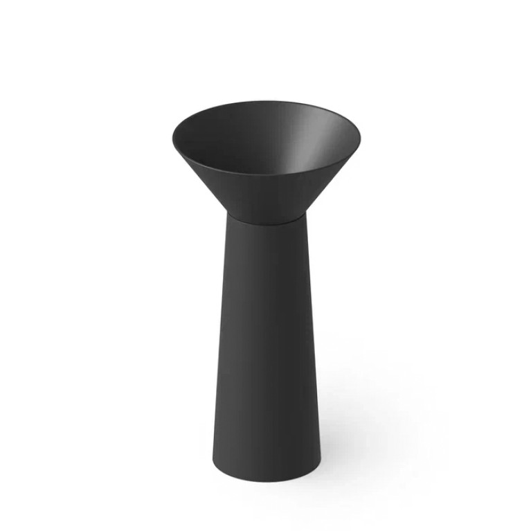 DEA DESIGN Washbasins Раковина напольная 48x48xh90 см, материал: Solid Surface искуственный камень, цвет: Black №16