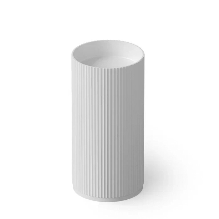 DEA DESIGN Pedestal Basin Раковина напольная d450хh900 мм, цвет белый матовый