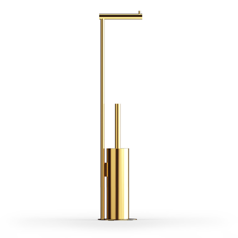 Decor Walther  BAR SBK Стойка WC (ерш и держатель т/б) , цвет блестящее золото 24 карата