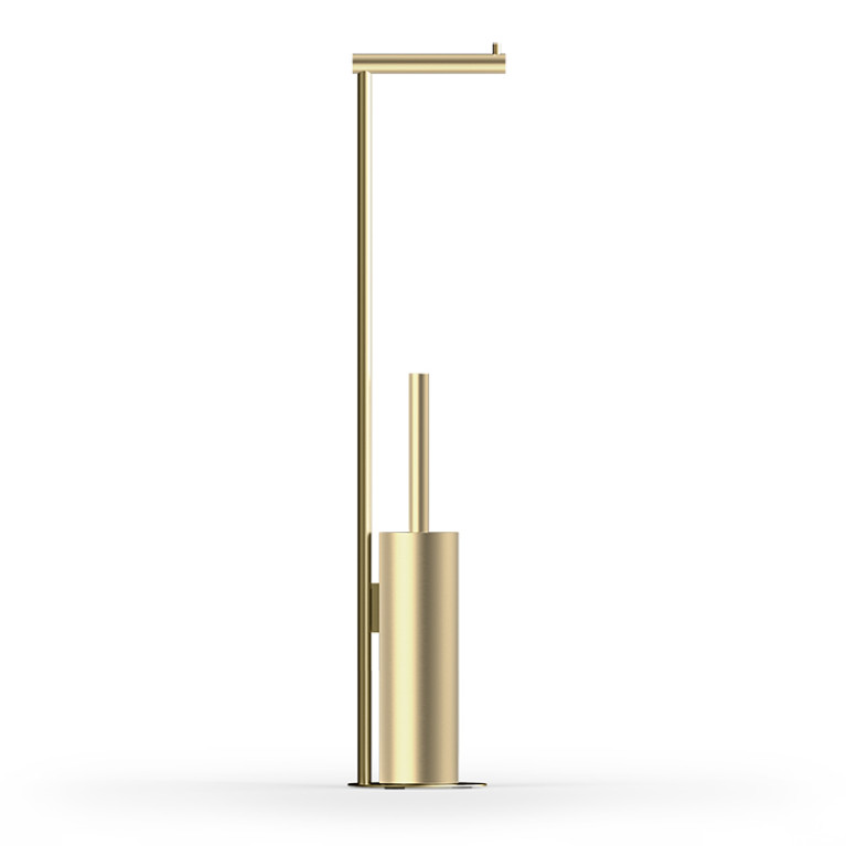 Decor Walther BAR SBK Стойка WC (ерш и держатель т/б), цвет  золото матовое