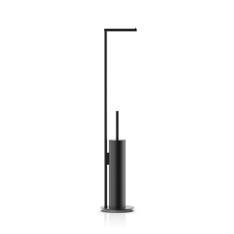 Decor Walther Mikado SBK Напольная стойка с ершиком и бумагодержателем, цвет: черный матовый