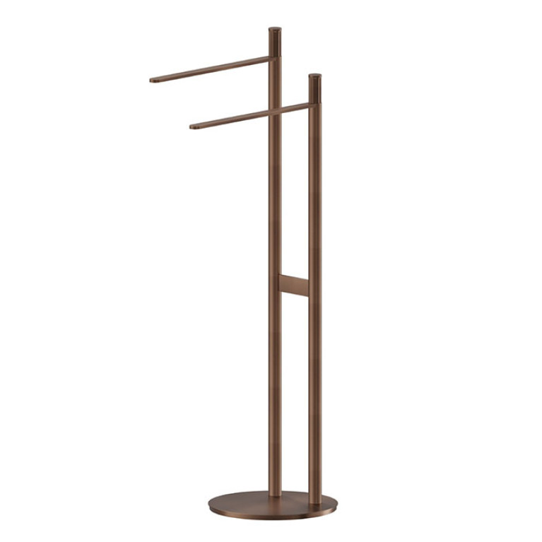 Newform Ionika accessori Напольная стойка для полотенец , цвет: PVD brushed copper bronze