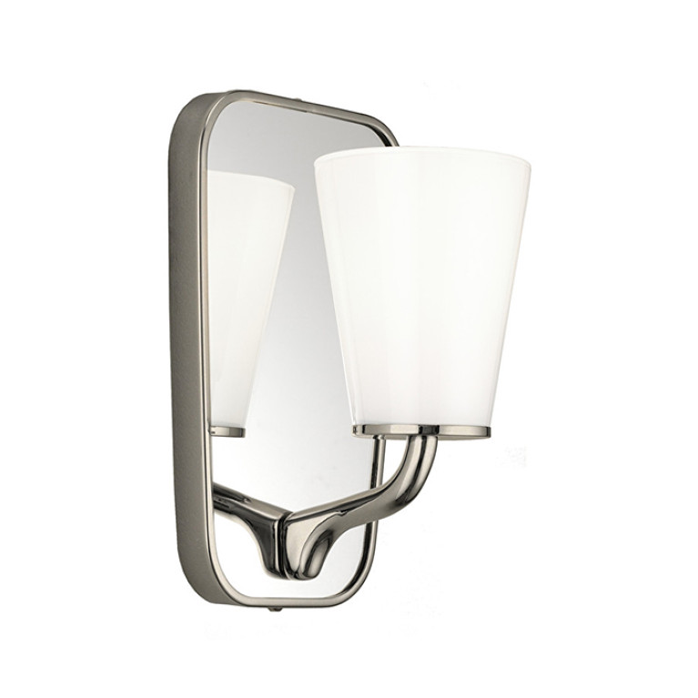 Devon Twinkle Cветильник настенный, 140х210 мм,  IP20, цвет: никель блестящий (с царапинами с ВЫСТАВКИ)