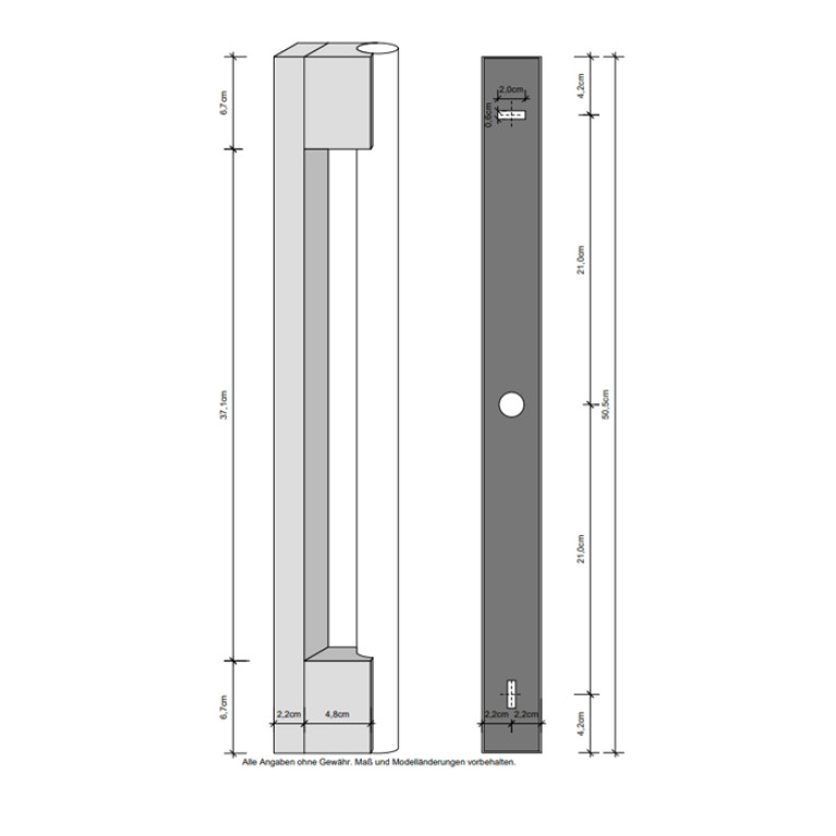Decor Walther Omega 50 Настенные светильник 4x8.5x50.5см, 1x S14S 50cm 2 Socket, цвет: и черный матовый