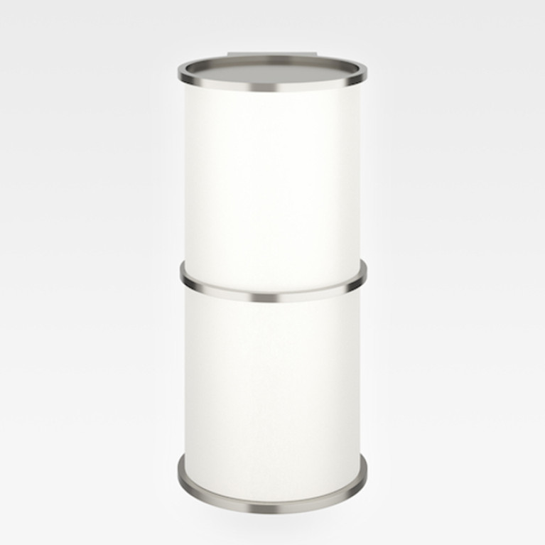 Armani Roca Baia Светильник настенный LED, 14.5х13.5х29см, цвет: brushed steel