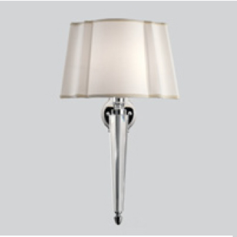 Devon Crystal Светильник настенный с абажуром 31*23*h51,5cм, IP20, фурнитура: хром