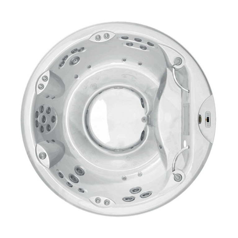 JACUZZI ALIMIA Минибассейн &Oslash;2120x900 мм., отдельностоящий, панели Graphite, цвет Platinum (продаем с крышкой 903001671)
