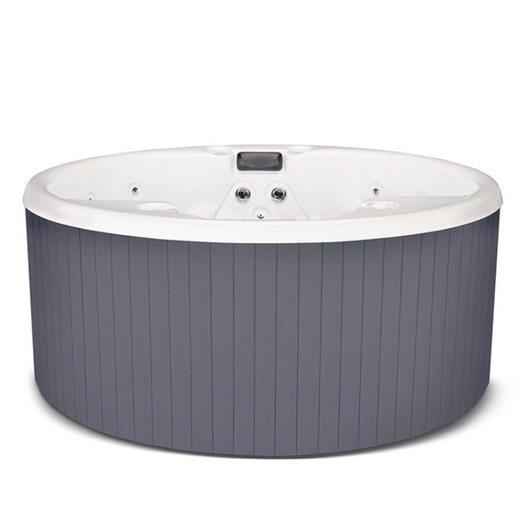 Gruppo Treesse Male Минибассейн 210*95см  г/м, нагреватель 2kw, фильтр картридж, хромо-я, панель, цвет серый, акрил белый.