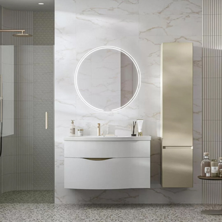 Kerama Marazzi Пенал CUBO подвесной правый 165, лимо матовый