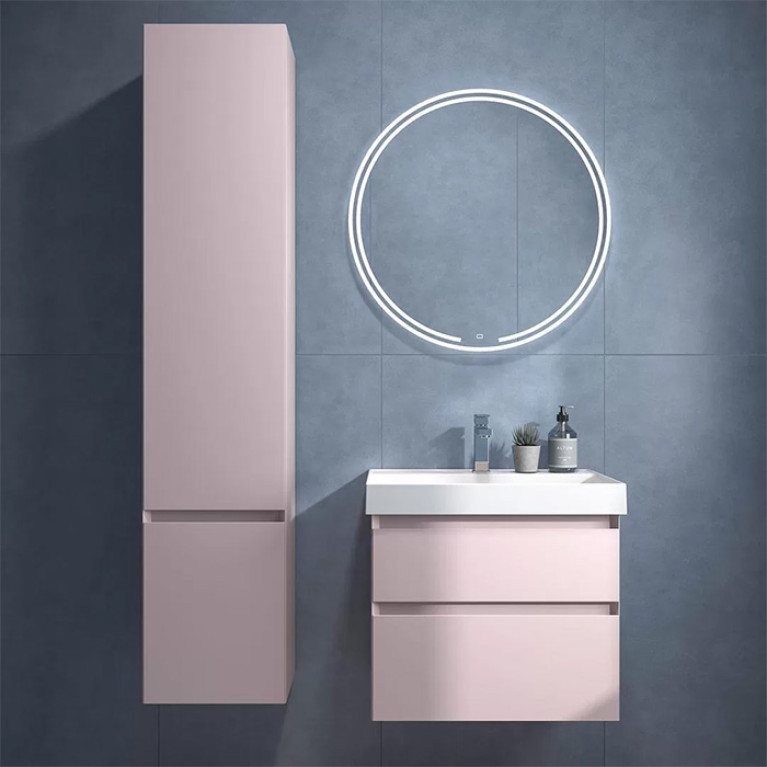 Kerama Marazzi Тумба CUBO подвесная с ящиками 60, мальва матовая