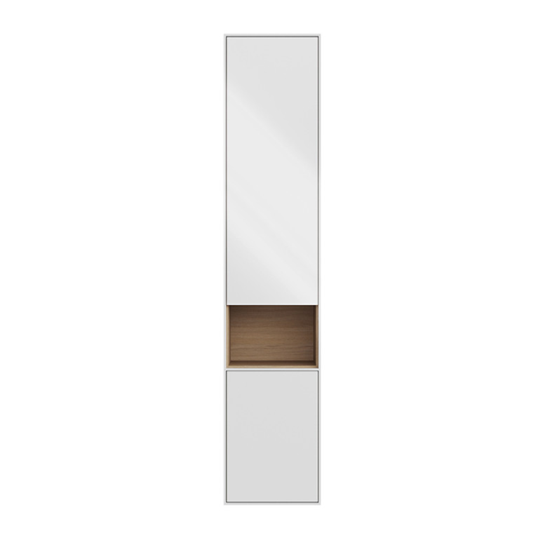 Kerama Marazzi Пенал PLAZA Modern подвесной 170 белый 2 дверцы push  (Цена по Распродаже)
