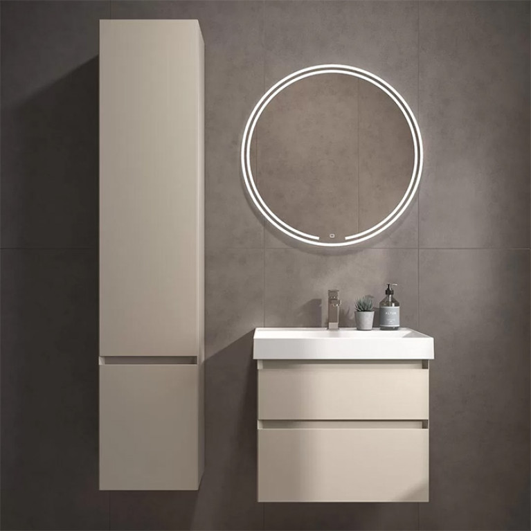 Kerama Marazzi Тумба CUBO подвесная с ящиками 60, лимо матовая